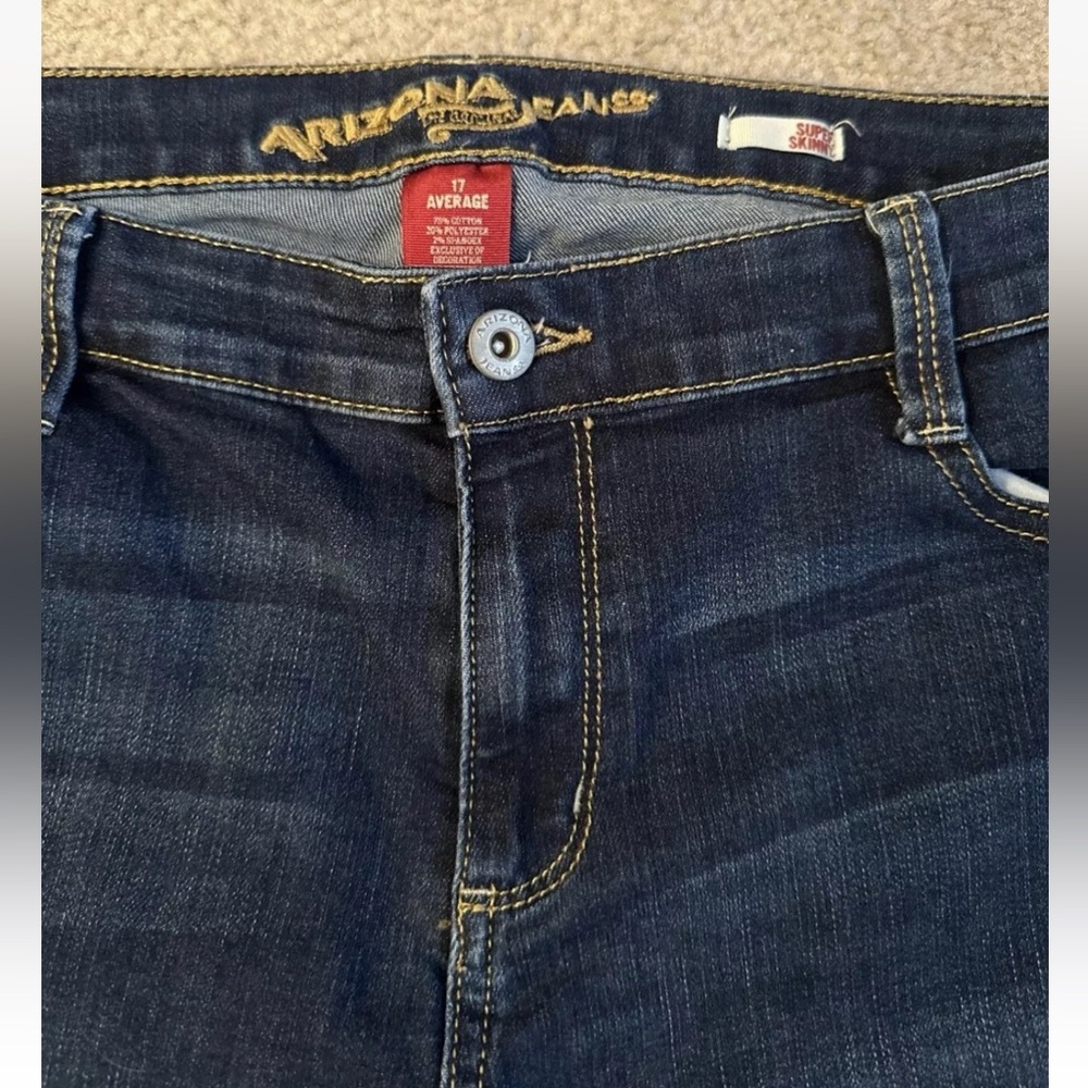 Arizona jeans, super skinny dark 17 average - Picture 3 of 8